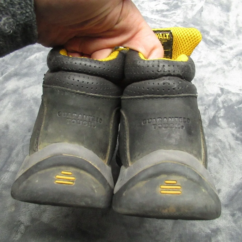 Dewalt Mens Steel Toe‎ Work Boot 12 Black Leather Industrial Rugged Construction